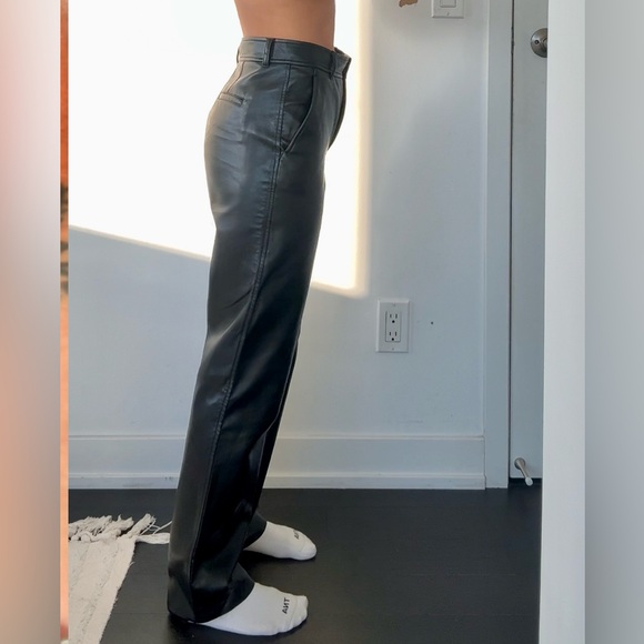 Aritzia Babaton Command Vegan Leather Pants - Picture 3 of 7